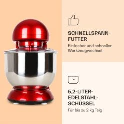 Bella Küchenmaschine 2000 W / 2,7 PS 5 Ltr Edelstahl BPA-frei 12 Bella Küchenmaschine 2000 W / 2,7 PS 5 Ltr Edelstahl BPA-frei -Einrichtungsgeschäft 10005316 de 0005 logo