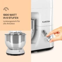 Lucia Küchenmaschine 3-in-1 2000 W / 2,7 PS 5 Ltr Edelstahl BPA-frei -Einrichtungsgeschäft 10008236 de 0003 logo