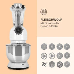 Lucia Küchenmaschine 3-in-1 2000 W / 2,7 PS 5 Ltr Edelstahl BPA-frei -Einrichtungsgeschäft 10008236 de 0005 logo
