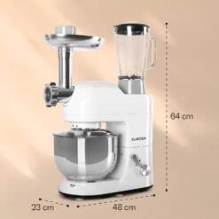 Lucia Küchenmaschine 3-in-1 2000 W / 2,7 PS 5 Ltr Edelstahl BPA-frei -Einrichtungsgeschäft 10008236 yy 0008 logo