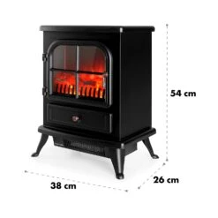 St. Moritz Elektrischer Kamin Elektrokamin Heizlüfter 2 Heizstufen 1650W/1850W Flammenillusion Rauchfrei -Einrichtungsgeschäft 10012128 yy 0008 logo