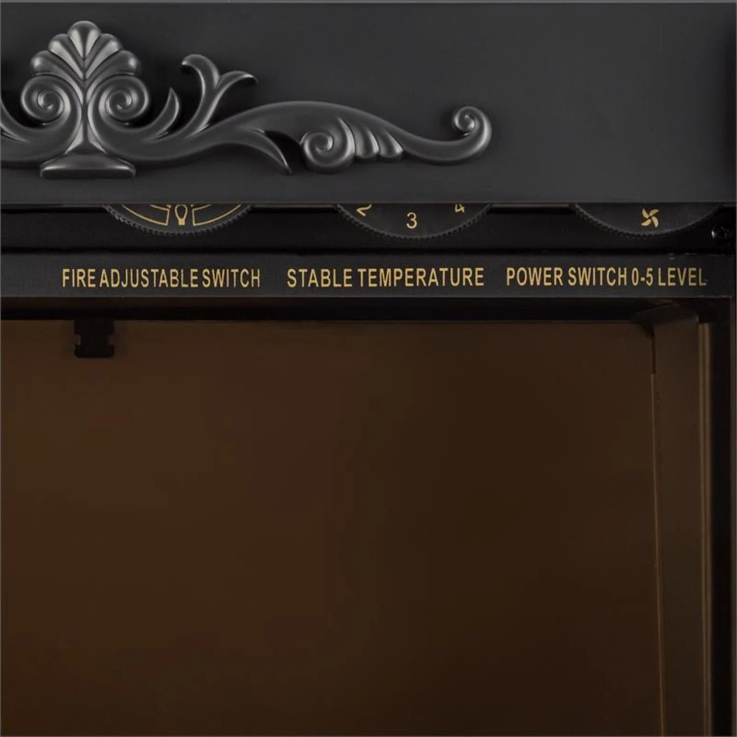 Grenoble Elektrischer Kamin Heizlüfter 1850 W Bodenrollen Thermostat 5 Grenoble Elektrischer Kamin Heizlüfter 1850 W Bodenrollen Thermostat – Bild 3