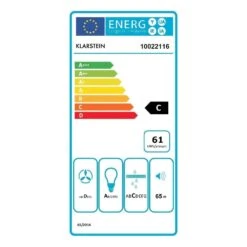 Lumio Primo Retro-Dunstabzugshaube 60cm 490 M³/h LED-Leuchten 19 Lumio Primo Retro-Dunstabzugshaube 60cm 490 M³/h LED-Leuchten -Einrichtungsgeschäft 10022116 energy label