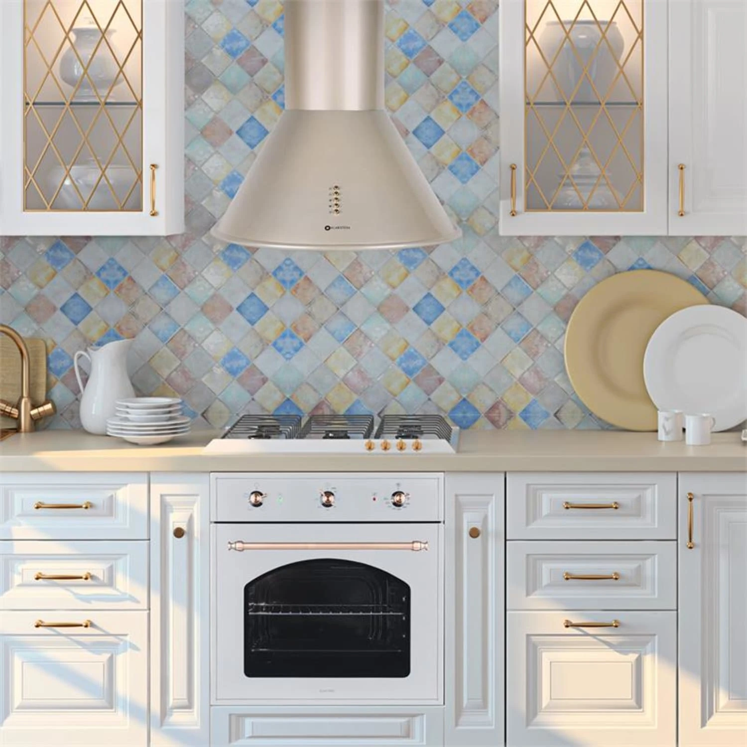 Lumio Primo Retro-Dunstabzugshaube 60cm 490 M³/h LED-Leuchten 4 Lumio Primo Retro-Dunstabzugshaube 60cm 490 M³/h LED-Leuchten – Bild 2