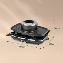 Entrecote 2-in-1 Raclettegrill & Fondue Naturstein 1100W 8 Personen 13 Entrecote 2-in-1 Raclettegrill & Fondue Naturstein 1100W 8 Personen -Einrichtungsgeschäft 10022268 yy 0006 logo