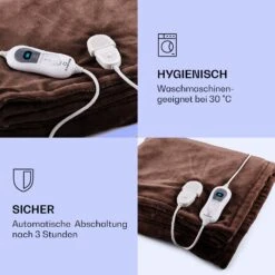 Dr. Watson XL Heizdecke 120W 3 Temperaturstufen 180x130 Cm Bedienteil 10 Dr. Watson XL Heizdecke 120W 3 Temperaturstufen 180x130 Cm Bedienteil -Einrichtungsgeschäft 10024005 de 0004 logo
