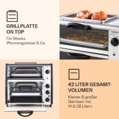 All-You-Can-Eat Doppel-Backofen Grillplatte 42 Liter 2350 Watt -Einrichtungsgeschäft 10026452 de 0003 logo