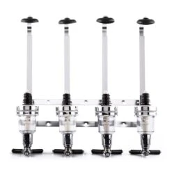 Hazlehov Quartett 4-fach Getränkespender Dosierer Wandmontage -Einrichtungsgeschäft 10026800 yy 0003 titel oneConcept Hazlehov Quartett Getraenkespender