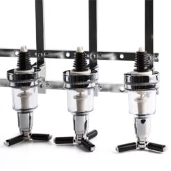 Hazlehov Quartett 4-fach Getränkespender Dosierer Wandmontage -Einrichtungsgeschäft 10026800 yy 0005 titel oneConcept Hazlehov Quartett Getraenkespender