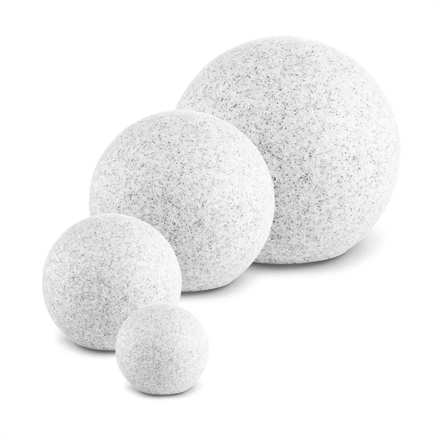 Shinestone XL Kugelleuchte Außenleuchte Gartenlampe 50cm Steinoptik 5 Shinestone XL Kugelleuchte Außenleuchte Gartenlampe 50cm Steinoptik – Bild 3