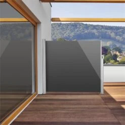 Bari 316 Seitenmarkise Seitenrollo 300x160cm Aluminium Anthrazit -Einrichtungsgeschäft 10028008 yy 0003 ambient Blumfeldt Bari 316 Seitenmarkise