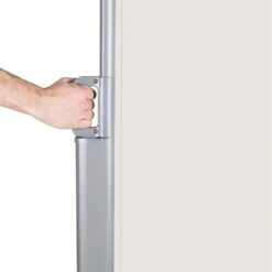 Bari 316 Seitenmarkise Seitenrollo 300x160cm Aluminium Creme -Einrichtungsgeschäft 10028013 yy 0004 titel Blumfeldt Bari 316 Seitenmarkise