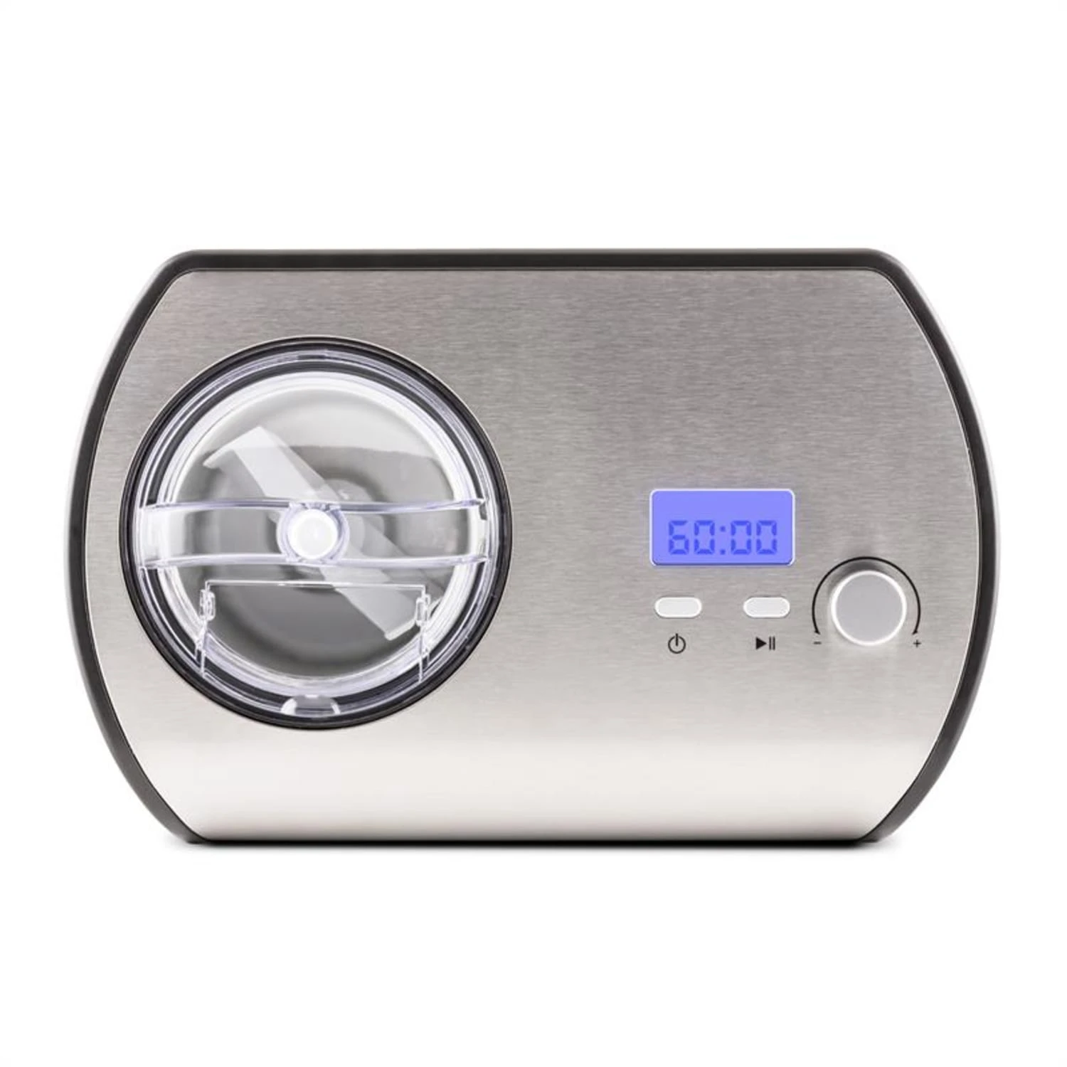 Snowberry & Choc Eismaschine 1,2l Kühlhaltefunktion Edelstahl-Look 4 Snowberry & Choc Eismaschine 1,2l Kühlhaltefunktion Edelstahl-Look – Bild 2