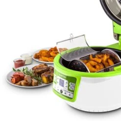 VitAir Turbo Heißluftfritteuse Grün-weiß 1400W Grillen Backen 9l 22 VitAir Turbo Heißluftfritteuse Grün-weiß 1400W Grillen Backen 9l -Einrichtungsgeschäft 10028288 yy 0010 ambient klarstein vitair heissluft frieteuse