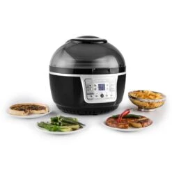 VitAir Turbo Heißluftfritteuse Grau-schwarz 1400W Grillen Backen 9l 15 VitAir Turbo Heißluftfritteuse Grau-schwarz 1400W Grillen Backen 9l -Einrichtungsgeschäft 10028290 yy 0003 ambient klarstein vitair heissluft frieteuse