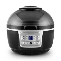 VitAir Turbo Heißluftfritteuse Grau-schwarz 1400W Grillen Backen 9l 17 VitAir Turbo Heißluftfritteuse Grau-schwarz 1400W Grillen Backen 9l -Einrichtungsgeschäft 10028290 yy 0005 titel Klarstein VitAir Heissluftfritteuse