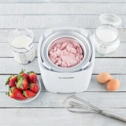 Creamberry Eiscremebereiter Flaschenkühler Frozen Yogurt 1,5l Weiß 9 Creamberry Eiscremebereiter Flaschenkühler Frozen Yogurt 1,5l Weiß -Einrichtungsgeschäft 10028925 yy 0004 ambient Klarstein Creamberry Eisbereiter reedit