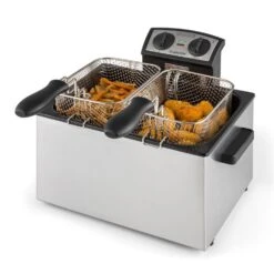 QuickPro XXL 3000 Fritteuse 5l 1,5kg 3000W Timer Edelstahl -Einrichtungsgeschäft 10029073 yy 0009 ambient Klarstein QuickPro XXL 3000 Fritteuse
