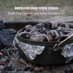 Hotrod 85 Dutch Oven BBQ-Topf 9 Qt / 8,5 Liter Gusseisen Schwarz -Einrichtungsgeschäft 10029167 de 0005 logo