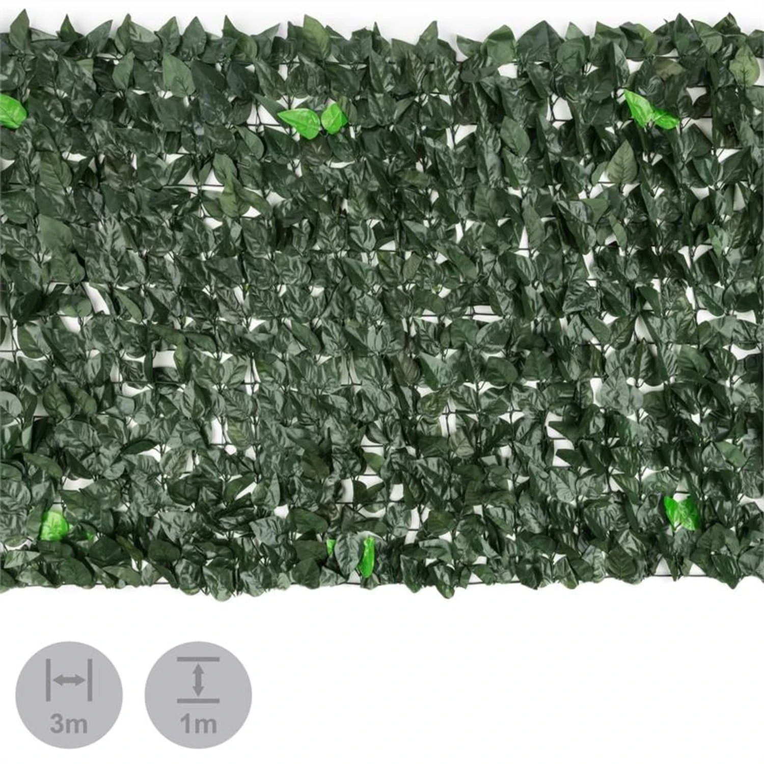 Fency Dark Leaf Sichtschutzzaun Windschutz 300x100 Cm Dunkelgrün Mix 4 Fency Dark Leaf Sichtschutzzaun Windschutz 300x100 Cm Dunkelgrün Mix – Bild 2