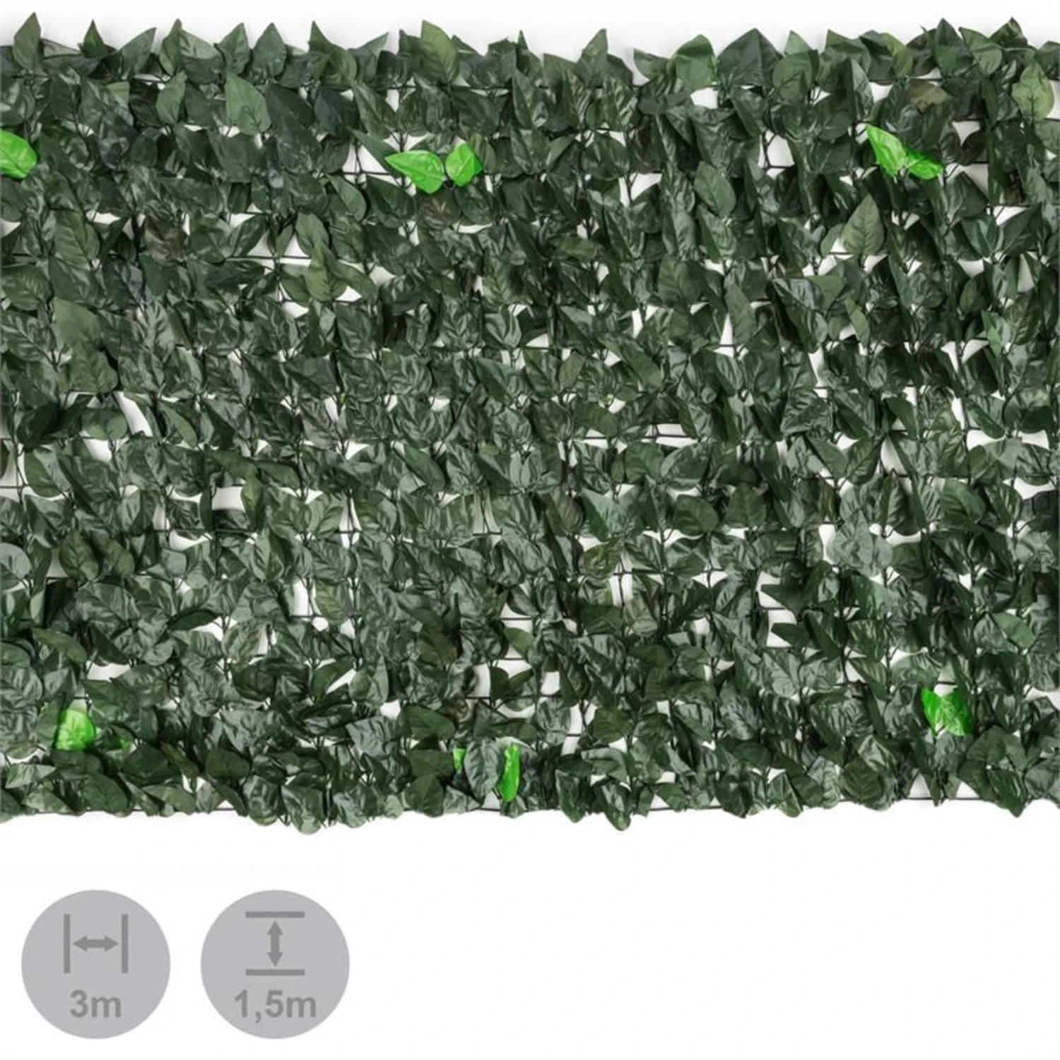 Fency Dark Leaf Sichtschutzzaun Windschutz 300x150 Cm Dunkelgrün Mix 4 Fency Dark Leaf Sichtschutzzaun Windschutz 300x150 Cm Dunkelgrün Mix – Bild 2