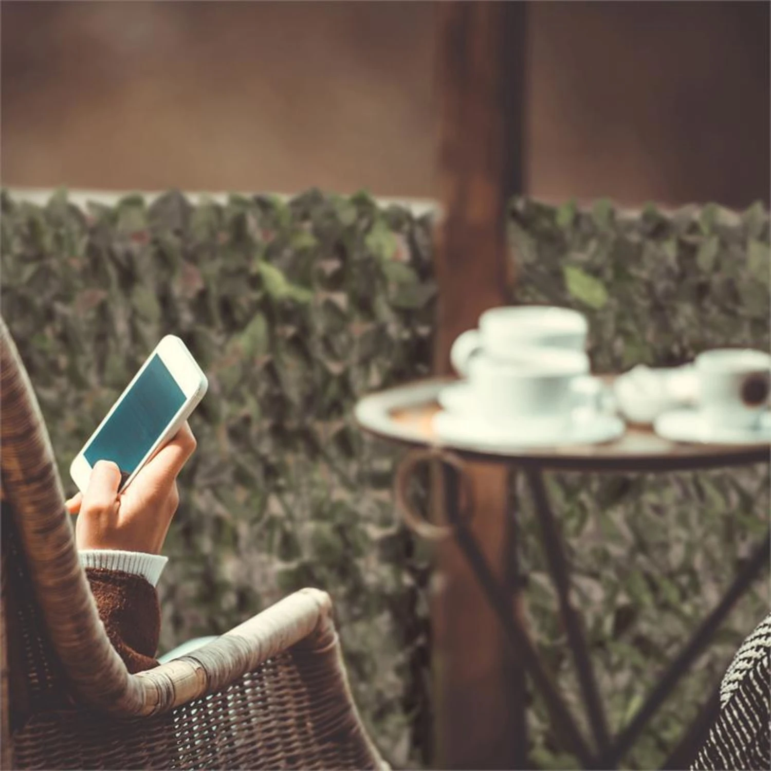 Fency Dark Leaf Sichtschutzzaun Windschutz 300x150 Cm Dunkelgrün Mix 6 Fency Dark Leaf Sichtschutzzaun Windschutz 300x150 Cm Dunkelgrün Mix – Bild 4