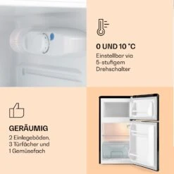 Monroe Kühl- & Gefrierkombination 61/24 Liter 0 - 10 °C 70 Watt -Einrichtungsgeschäft 10029331 de 0004 logo