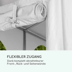 Sommerfest 3x6m 500 G/m² Partyzelt Festzelt PVC Wasserdicht Verzinkt -Einrichtungsgeschäft 10029431 de 0007 logo