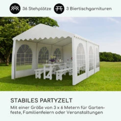 Sommerfest 3x6m 500 G/m² Partyzelt Festzelt PVC Wasserdicht Feuerfest 13 Sommerfest 3x6m 500 G/m² Partyzelt Festzelt PVC Wasserdicht Feuerfest -Einrichtungsgeschäft 10029432 de 0002 logo