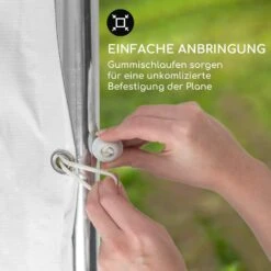 Sommerfest 4x6m 500 G/m² Partyzelt Festzelt PVC Wasserdicht Feuerfest -Einrichtungsgeschäft 10029435 de 0008 logo