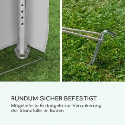 Sommerfest 4x8m 500 G/m² Partyzelt Festzelt PVC Wasserdicht Verzinkt -Einrichtungsgeschäft 10029436 de 0009 logo