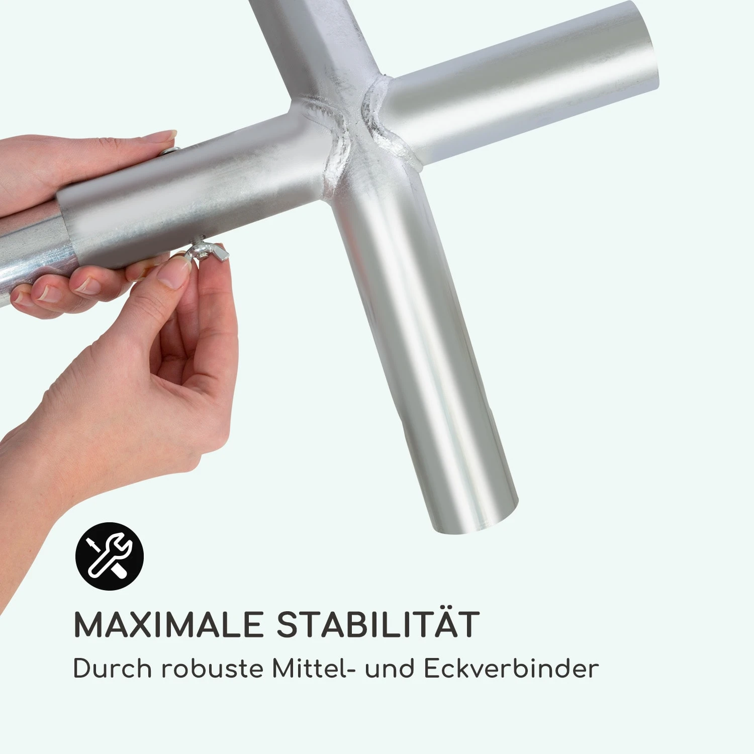 Sommerfest 5x10m 500 G/m² Partyzelt Festzelt PVC Wasserdicht Verzinkt 8 Sommerfest 5x10m 500 G/m² Partyzelt Festzelt PVC Wasserdicht Verzinkt – Bild 6