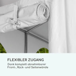 Sommerfest 5x10m 500 G/m² Partyzelt Festzelt PVC Wasserdicht Feuerfest -Einrichtungsgeschäft 10029442 de 0007 logo