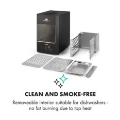 Steakreaktor 2.0 Indoor Grillgerät 850 °C 1600W Infrarot Made In Germany -Einrichtungsgeschäft 10029610 yy 0008 logo Klarstein Steakreaktor Indoor Grillgeraet black reedit v2