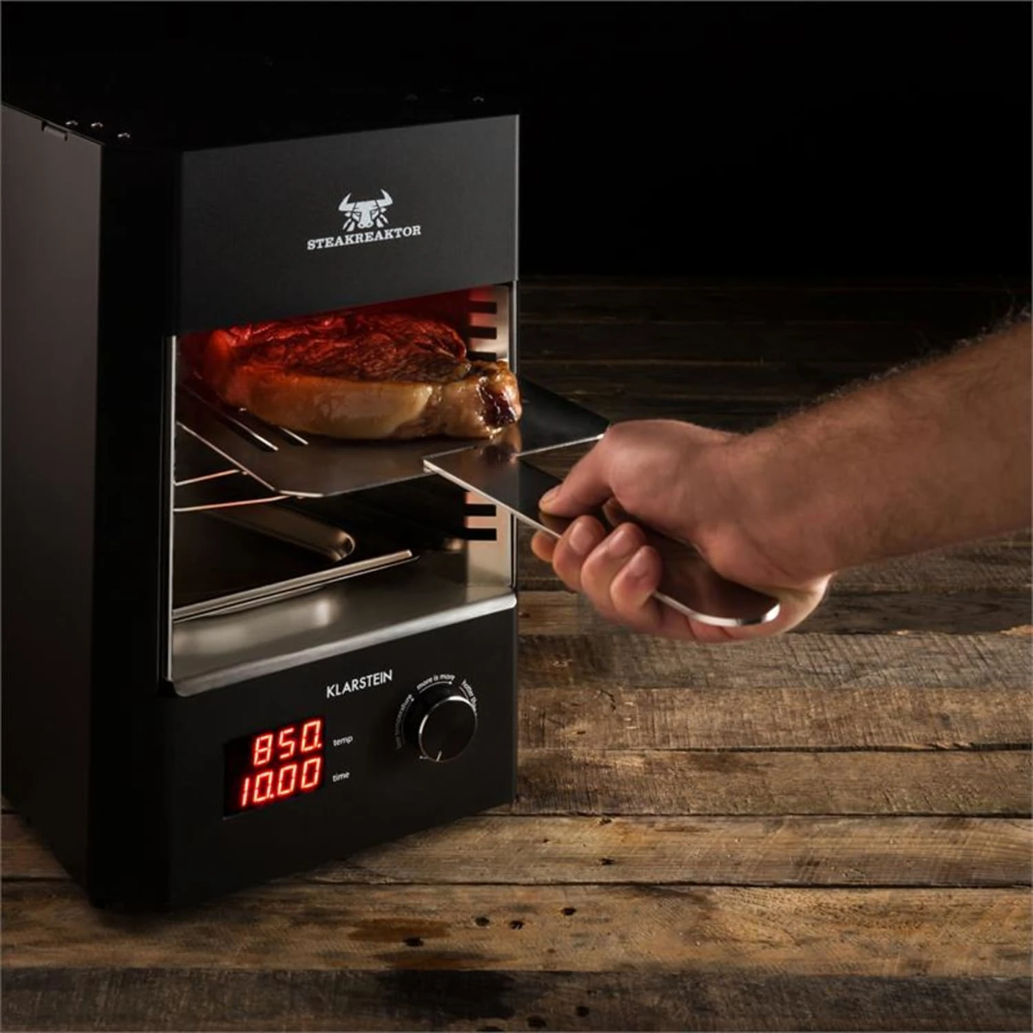 Steakreaktor 2.0 Indoor Grillgerät 850 °C 1600W Infrarot Made In Germany – Bild 9