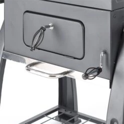 Bigfoot Holzkohlegrill Smoker BBQ-Grill 55 X 40 Cm Stahl Schwarz -Einrichtungsgeschäft 10029763 yy 0006 detail Klarstein Bigfoot BBQ Grill Smoker