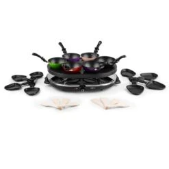 Woklette Tischgrill Raclette Wokset 1200 W 8 Personen Antihaft 10 Woklette Tischgrill Raclette Wokset 1200 W 8 Personen Antihaft -Einrichtungsgeschäft 10030539 yy 0004 detail oneConcept Woklette Tischgrill Raclette Wok 1200W