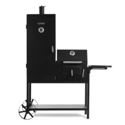 Fleischbrocken Holzkohlegrill Smoker Räucherofen BBQ-Grill Schwarz -Einrichtungsgeschäft 10030554 yy 0004 detail Professional charcoal grill and smoker