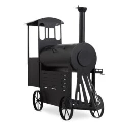 Dampflok Smoker Grill 3 Mm Stahl Schwarz -Einrichtungsgeschäft 10030555 yy 0004 titel Train Grill
