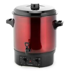 Biggie Einkochautomat Edelstahl 27 Liter 2000W Timer Rot 9 Biggie Einkochautomat Edelstahl 27 Liter 2000W Timer Rot -Einrichtungsgeschäft 10030585 yy 0004 front Klarstein Biggie Einkochautomat 27 Liter rot