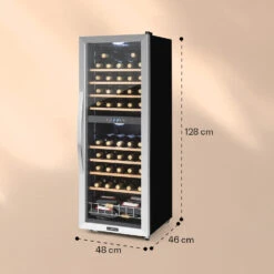 Vinamour 54 Duo Weinkühlschrank 2 Zonen 148 Ltr 54 Fl Touch-Display 15 Vinamour 54 Duo Weinkühlschrank 2 Zonen 148 Ltr 54 Fl Touch-Display -Einrichtungsgeschäft 10030714 yy 0007 logo