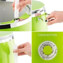 Ecowash-Pico Mini-Waschmaschine Schleuderfunktion 3,5 Kg 380W Grün -Einrichtungsgeschäft 10030788 yy 0006 detail oneConcept Ecowash Pico Mini Waschmaschine gruen