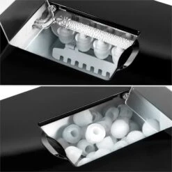 Ice Volcano 2G Eismaschine LED 12kg Je 24h 2l 6-12min Schwarz -Einrichtungsgeschäft 10030844 yy 0008 detail Klarstein Ice Volcano 2G Eismaschine schwarz reedit v4