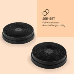Aktivkohlefilter Für Dunstabzugshauben Ersatzteil 2 Filter Ø17,5 Cm -Einrichtungsgeschäft 10030983 de 0003 logo