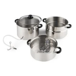 Applebee Dampf-Entsafter Elektrisch 1500W Ø25cm 8 Liter Edelstahl -Einrichtungsgeschäft 10031478 yy 0003 detail Klarstein Applebee Dampf Entsafter 1500W Edelstahl