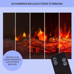  Studio 5 Elektrischer Kamin Heizlüfter 900/1800 W Fernbedienung -Einrichtungsgeschäft 10031573 de 0008 usp
