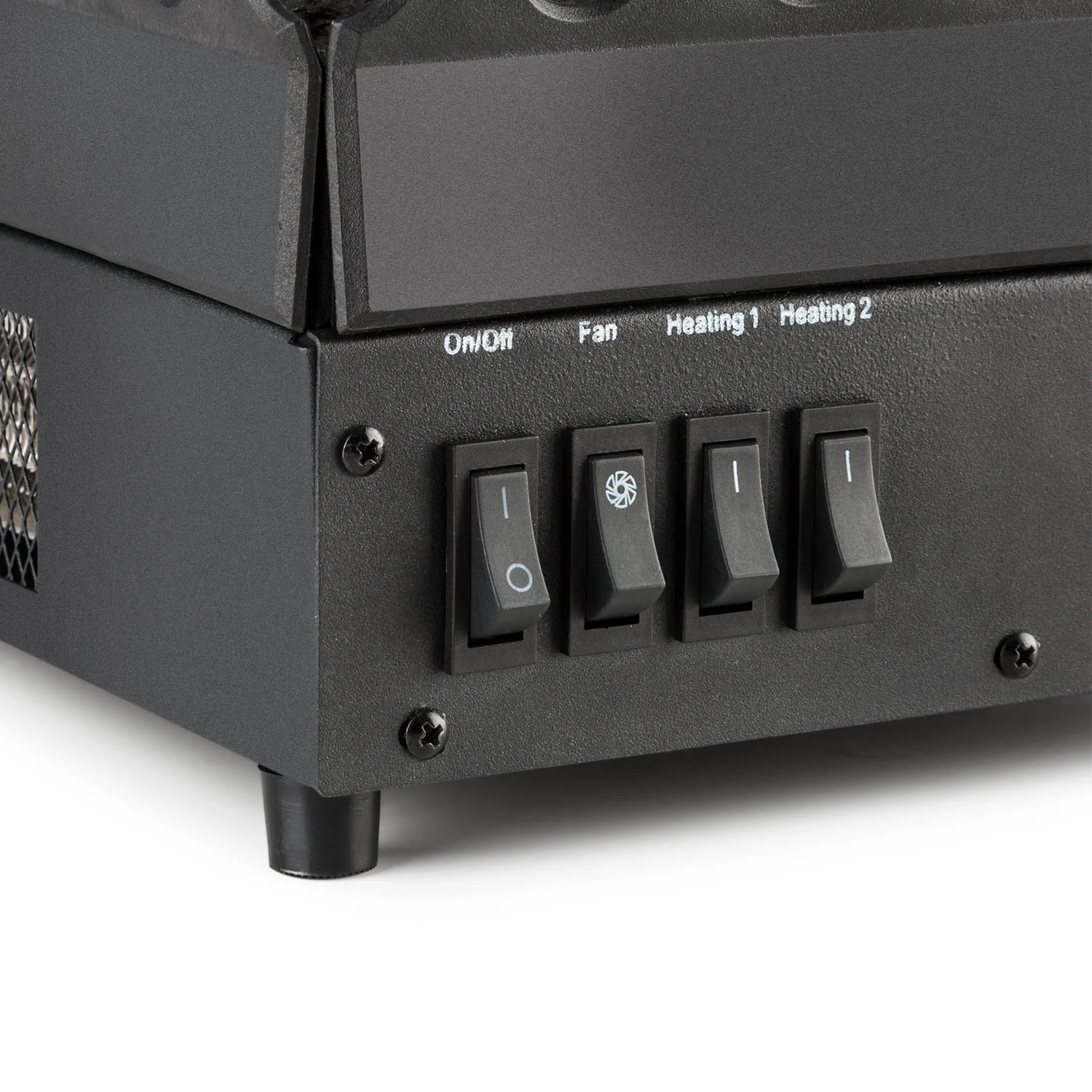 Kamini FX Elektrischer Kamin Kamineinsatz 1000/2000W 2W LED Schwarz 6 Kamini FX Elektrischer Kamin Kamineinsatz 1000/2000W 2W LED Schwarz – Bild 4