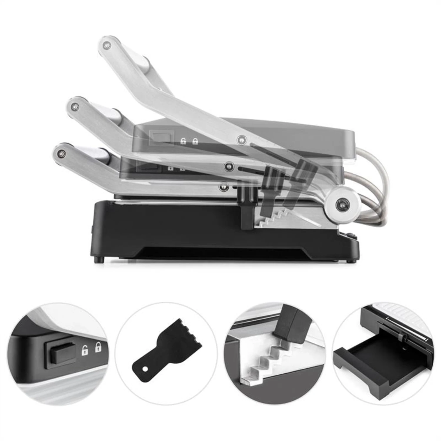 Burgermeister 3-in-1 Kontaktgrill Tischgrill Paninimaker 2000W 7 Burgermeister 3-in-1 Kontaktgrill Tischgrill Paninimaker 2000W – Bild 5