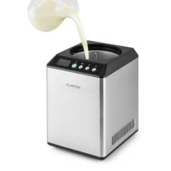 Vanilly Sky Family Eiscremebereiter Frozen Yoghurt 250W 2,5l Silber -Einrichtungsgeschäft 10031846 yy 0005 detail Klarstein Vanilly Sky Family Eiscremebereiter silber