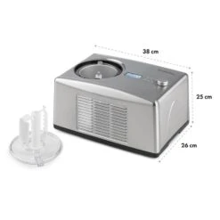 Yo & Yummy 2-in-1 Eiscremebereiter & Yoghurt Maker 150W 1,5l Edelstahl -Einrichtungsgeschäft 10031849 yy 0006 logo Klarstein Yo Yummy 2in1 Eiscremebereiter